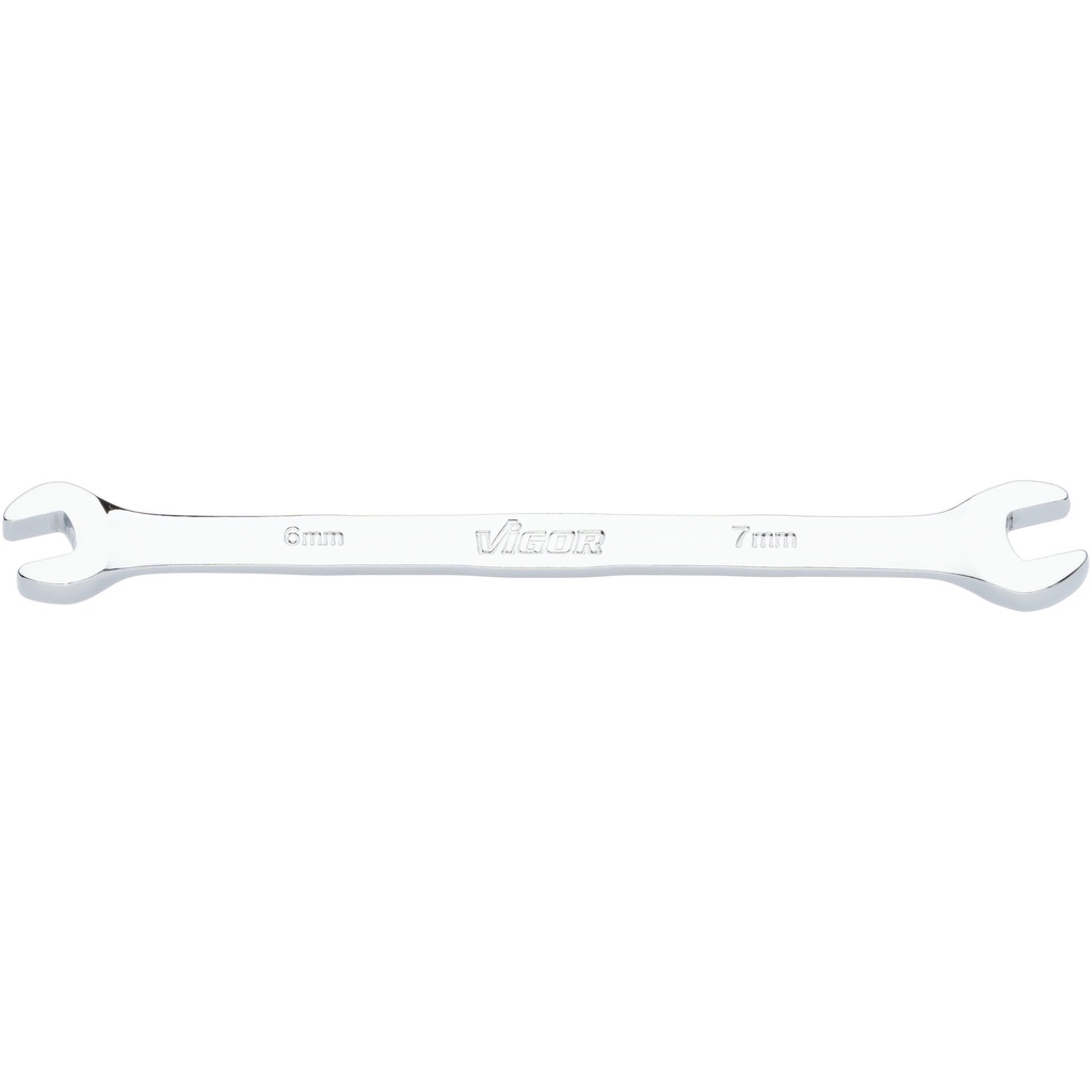 Double open-end wrench V7730-6X7, VIGOR (5)
