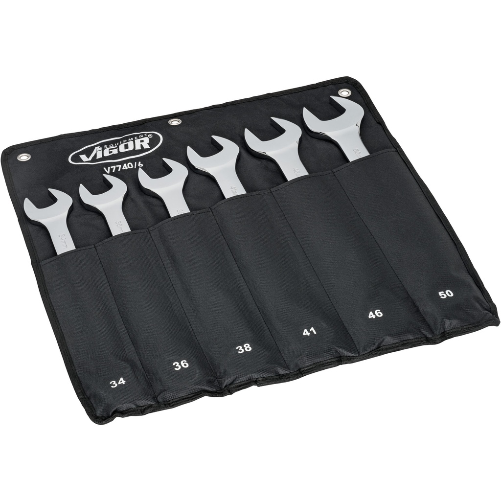 Combination wrench set V7740/6, VIGOR (6)