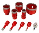 VACUUM BRAZED DIAMOND DRILL SET (DTBKS6- (2)