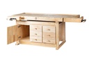 work bench with cabinet & clamping jaws  (3)