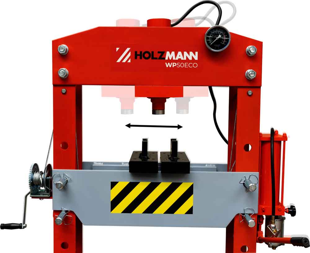 Dirbtuvių presas 50T (WP50ECO, HOLZMANN) (2)