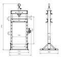 Dirbtuvių presas 50T (WP50ECO, HOLZMANN) (5)