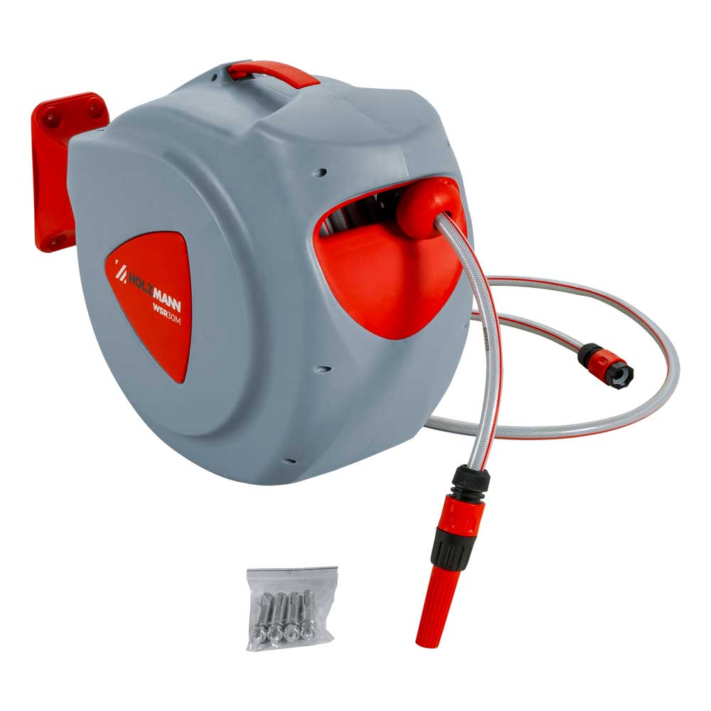 water hose reel 30m (WSR30M, HOLZMANN) (3)