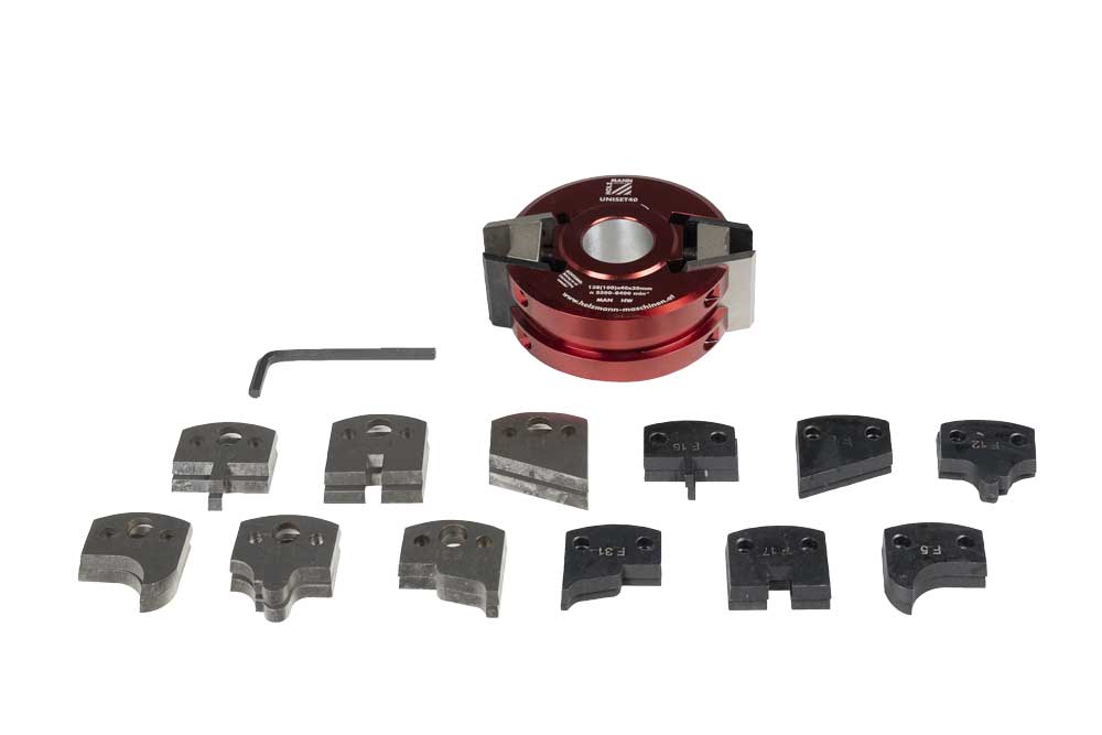 multi-purpose cutterhead/set (UNISET40,  (2)