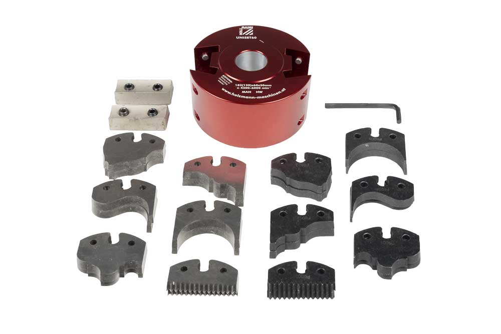 multi-purpose cutterhead/set (UNISET60,  (2)