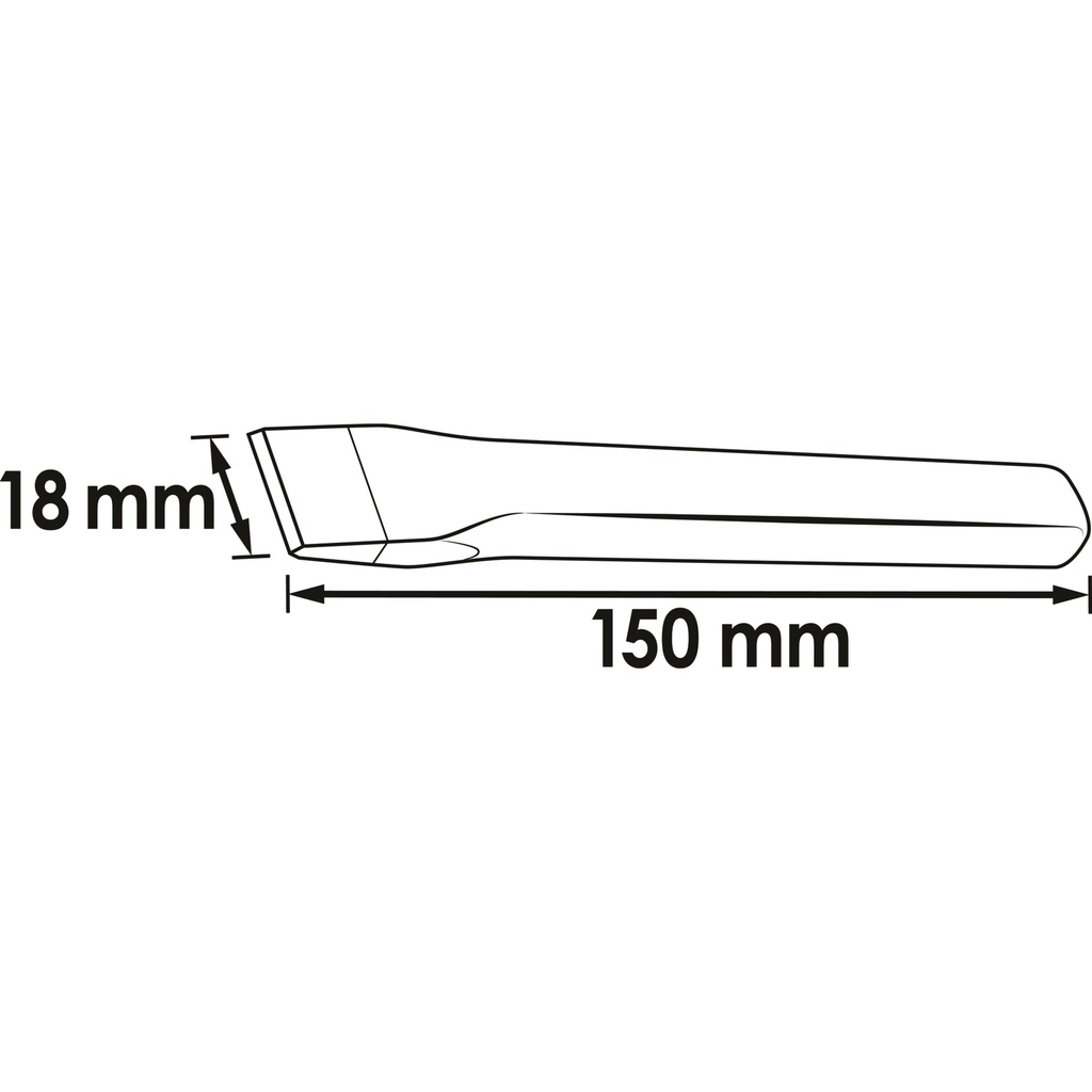 Flat chisel V1221, VIGOR (2)