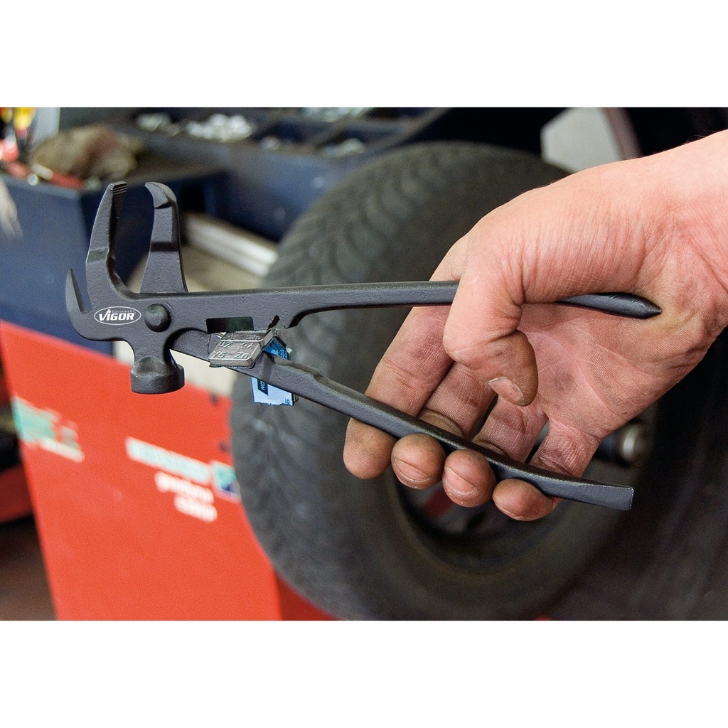 Balance weight pliers V1657, VIGOR (3)
