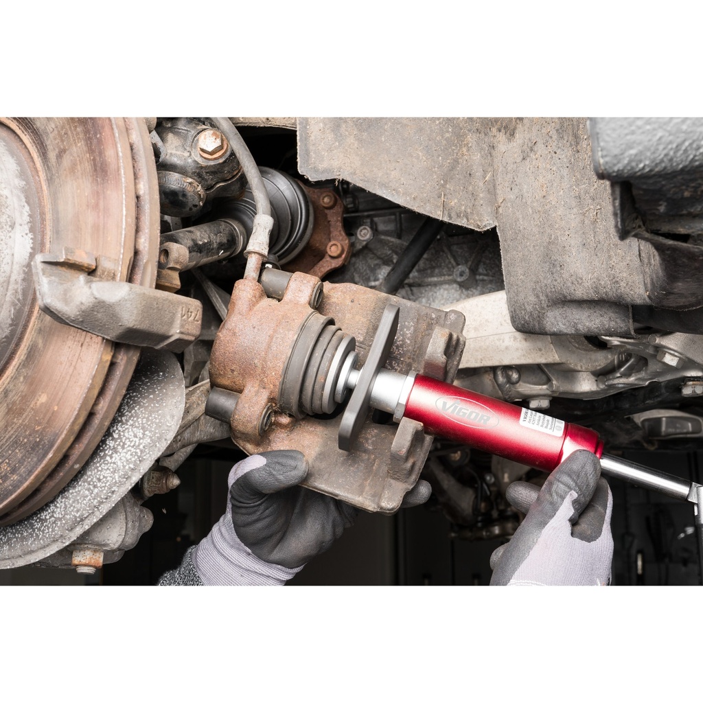 Brake piston readjusting tool set ∙ pneu (2)