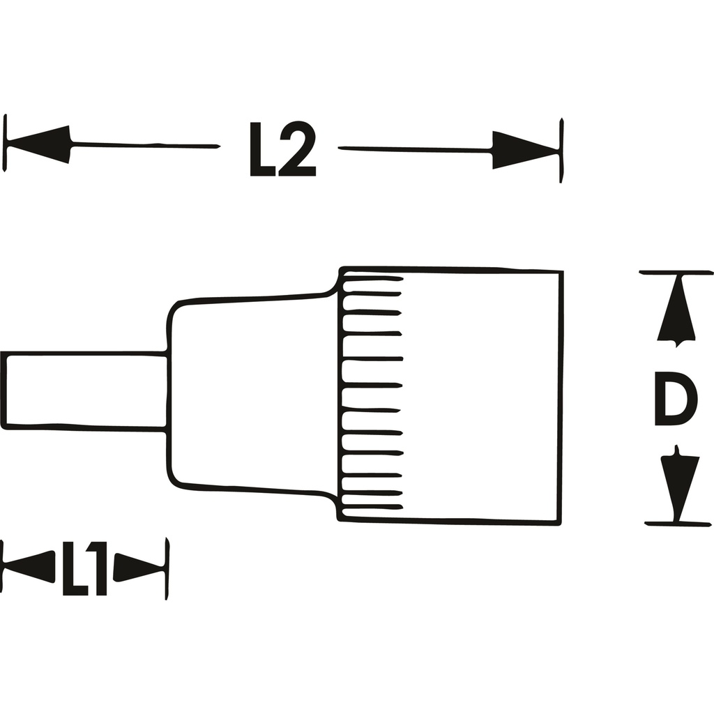 Screwdriver bit V2098, VIGOR (2)