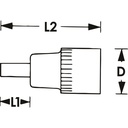Screwdriver bit V2279N, VIGOR (2)