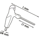 Screwdriver ∙ T-handle V2483, VIGOR (2)
