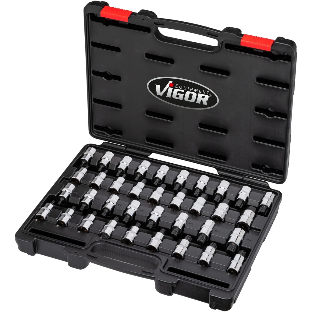 Screwdriver socket set V2496, VIGOR (2)