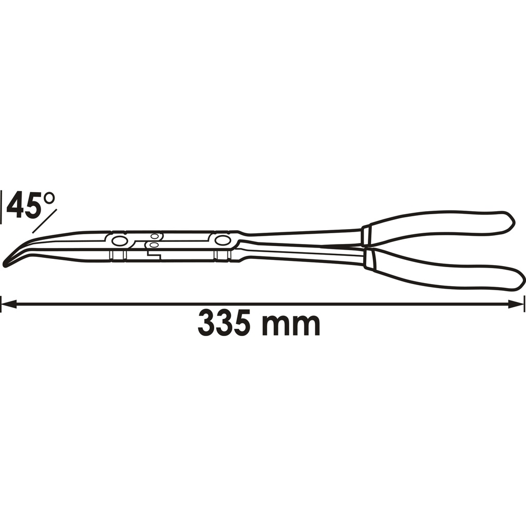 Snipe nose pliers ∙ with double joint V2 (2)