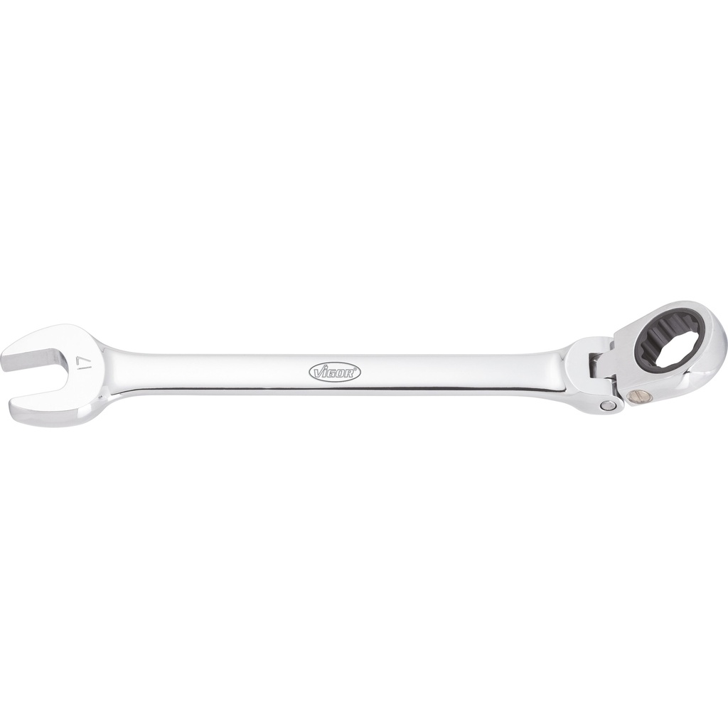 Ratcheting combination wrench with hinge (6)