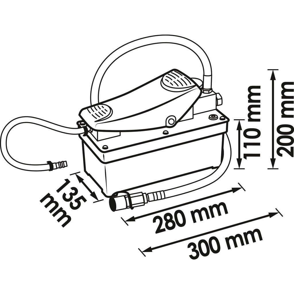 Hydraulic pump ∙ pneumatic V2846, VIGOR (2)