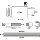 Tractive and compressive hydraulic cylin (2)