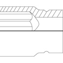 Impact wrench socket ∙ short V4477, VIGO (3)
