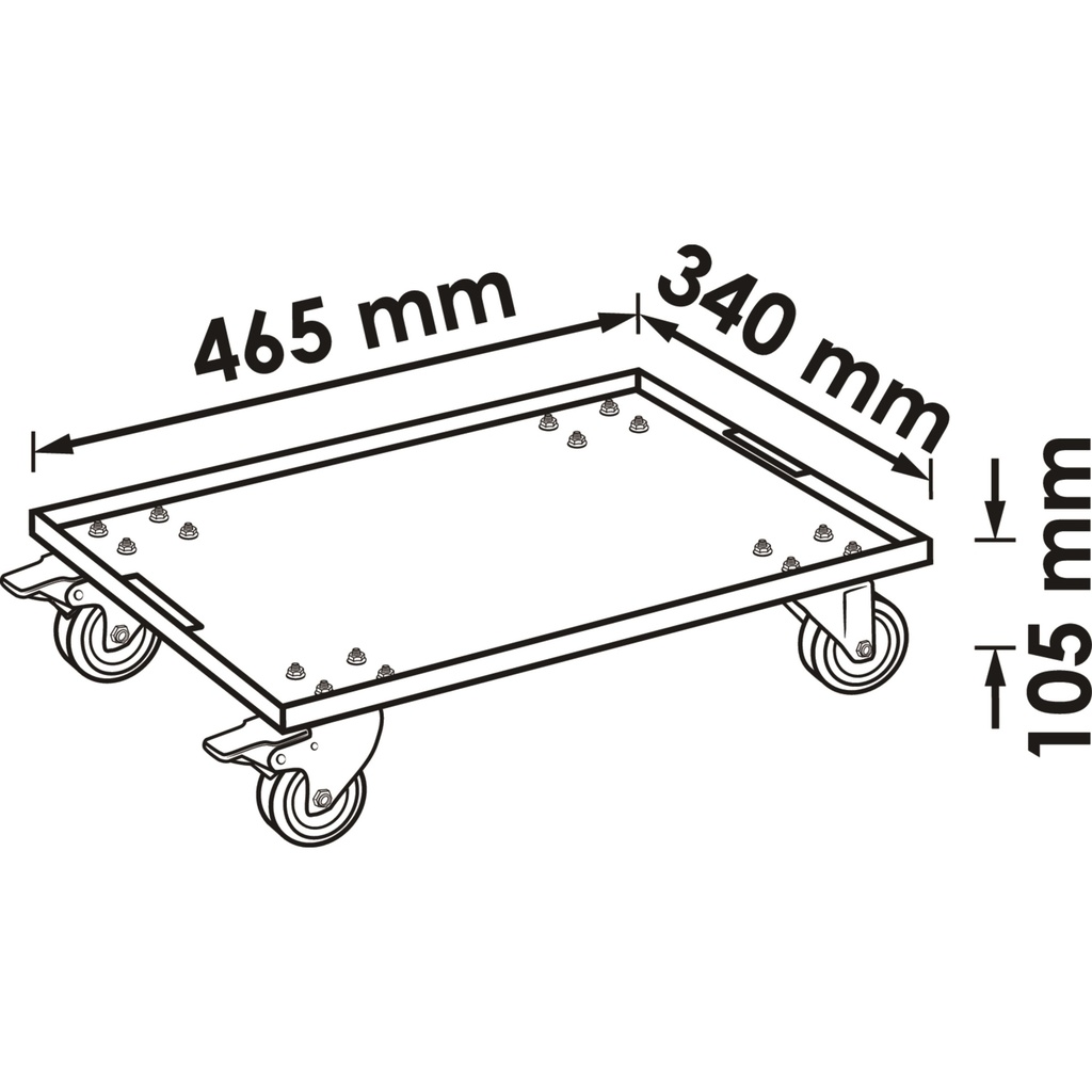 Mechanic's creeper ∙ for multibox V4700- (2)