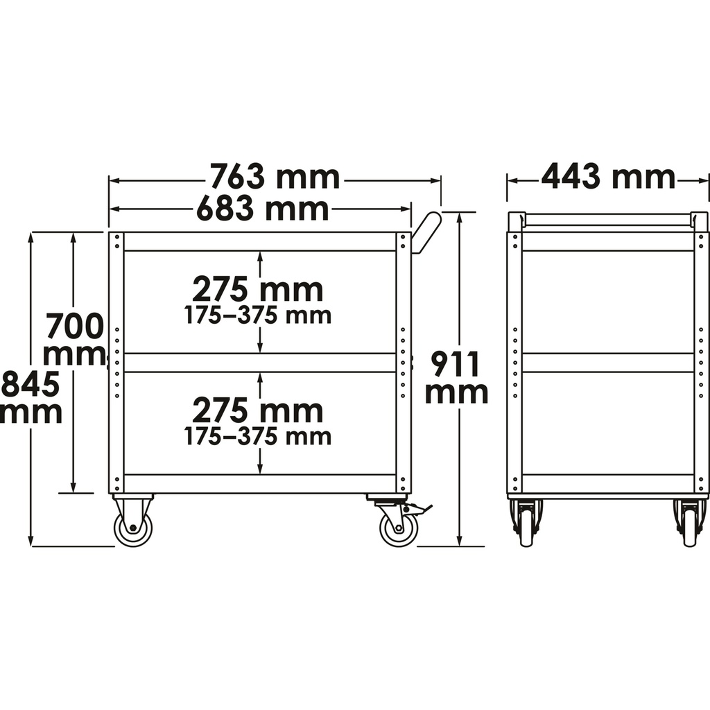 Service trolley V4758, VIGOR (2)