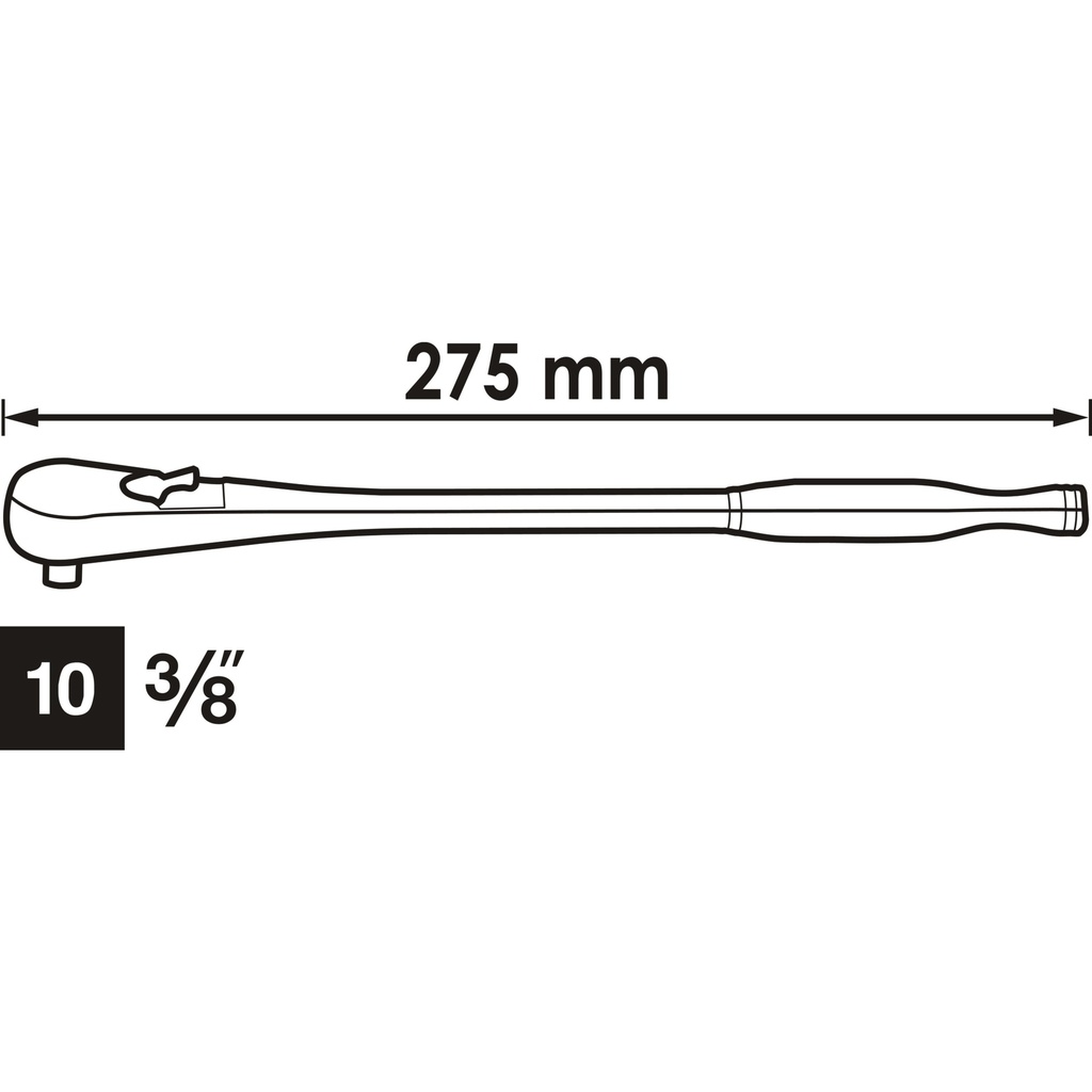 Fine-tooth reversible ratchet ∙ long des (2)