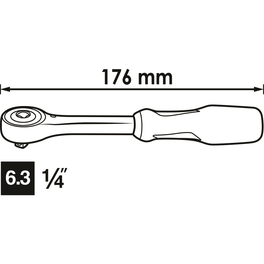 360° rotary handle reversible ratchet V5 (2)