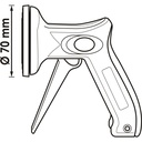 Single-hand mini window pane holder V553 (2)
