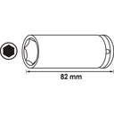 Impact wrench socket ∙ long V5550L-16, V (2)