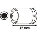 Impact wrench socket ∙ short V5550S-24,  (2)