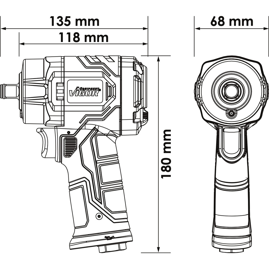 Impact wrenches V5771, VIGOR (2)