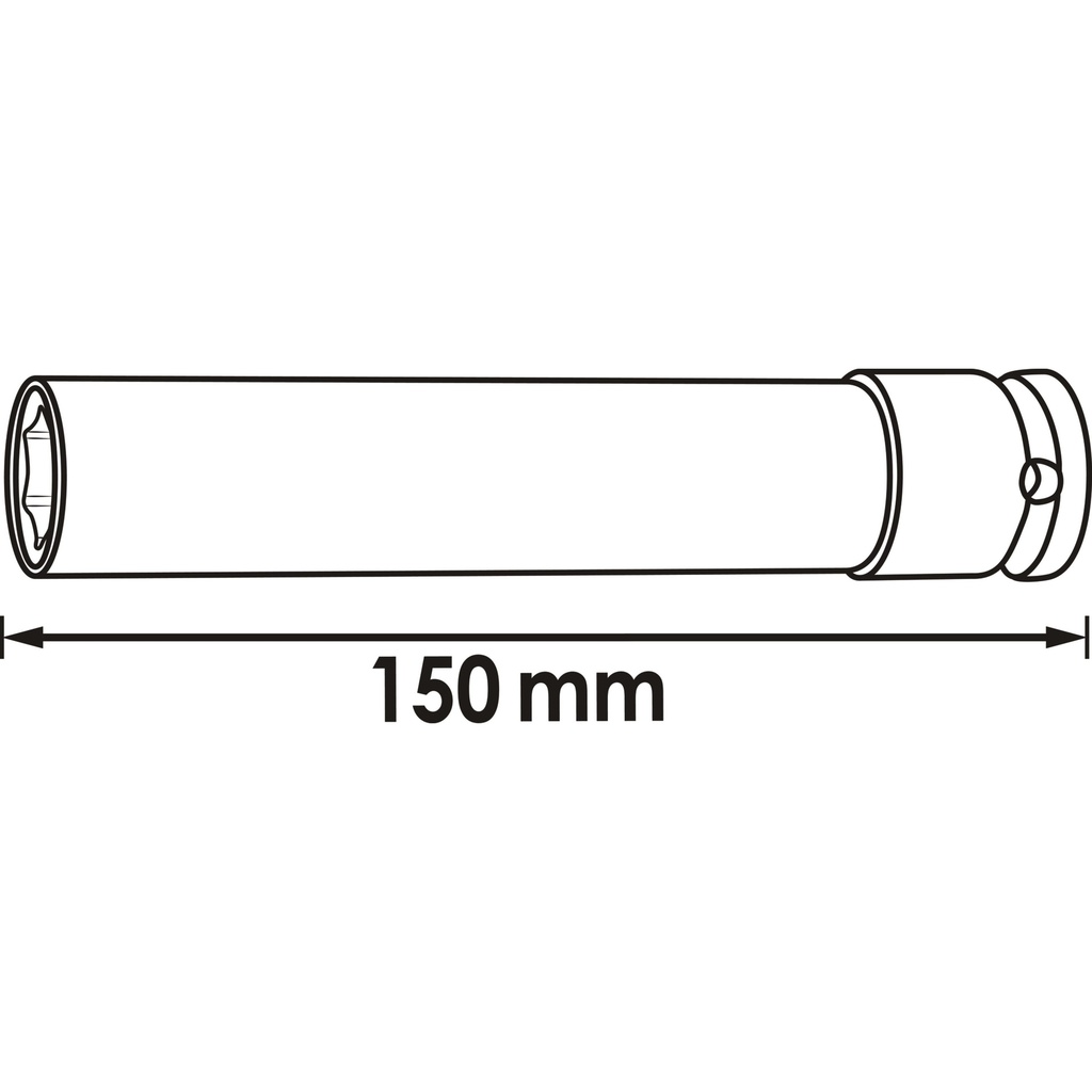 Impact socket ∙ long V5931, VIGOR (2)