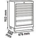 Drawer lower cabinet ∙ 7 drawers V6000-0 (2)