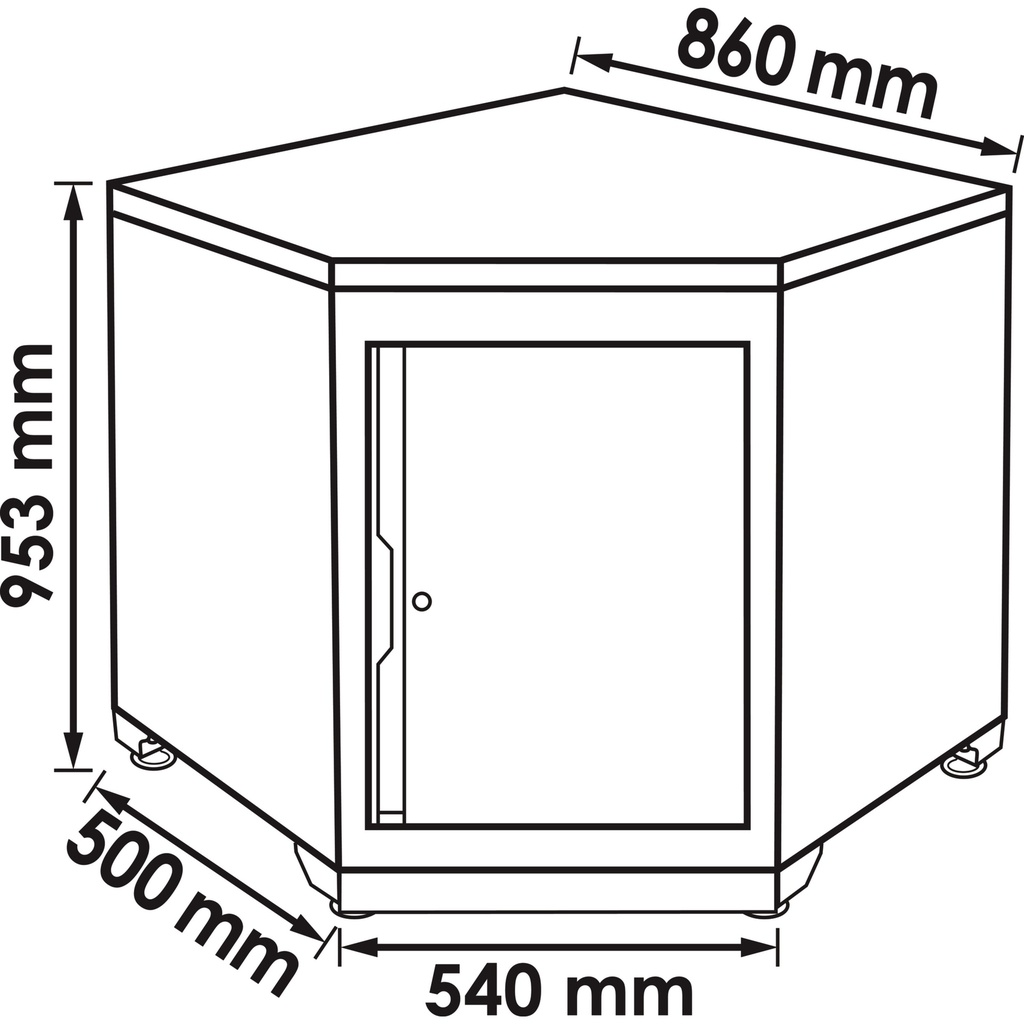Corner base cabinet V6000-011, VIGOR (2)