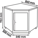 Corner base cabinet V6000-011, VIGOR (2)