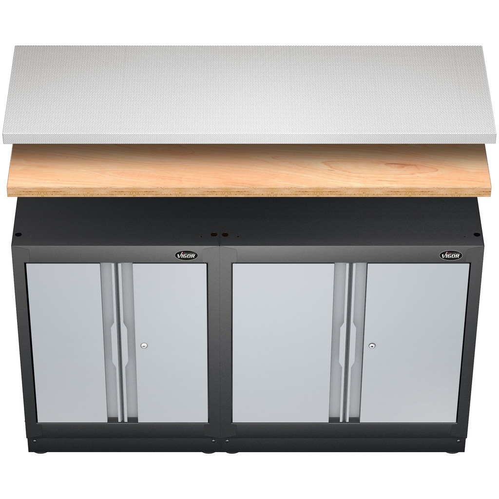 Worktop ∙ stainless steel V6000-01541-X, (4)