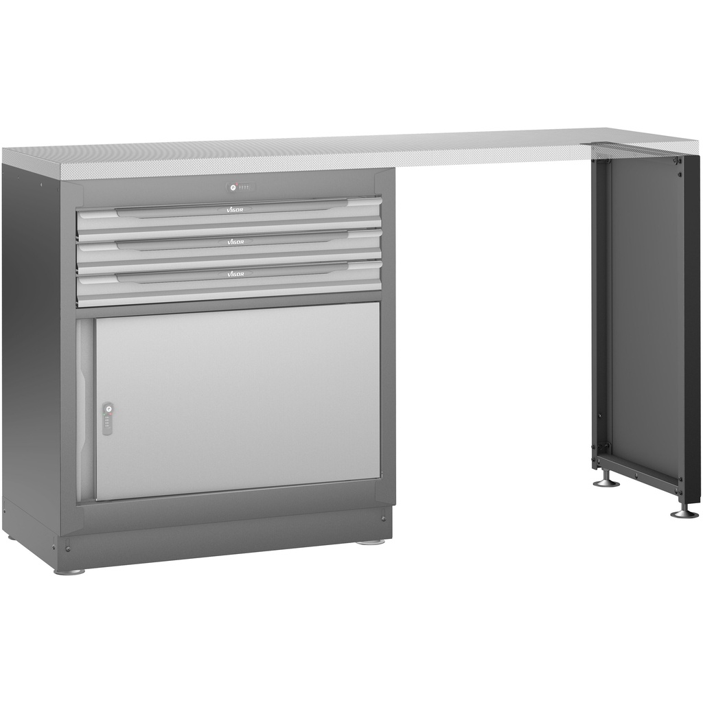 Worktop ∙ stainless steel V6000-01725-X, (2)