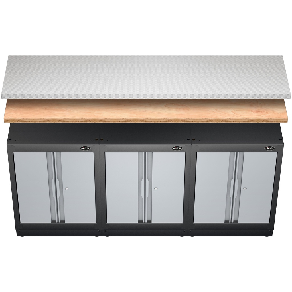 Worktop ∙ stainless steel V6000-02036-X, (3)