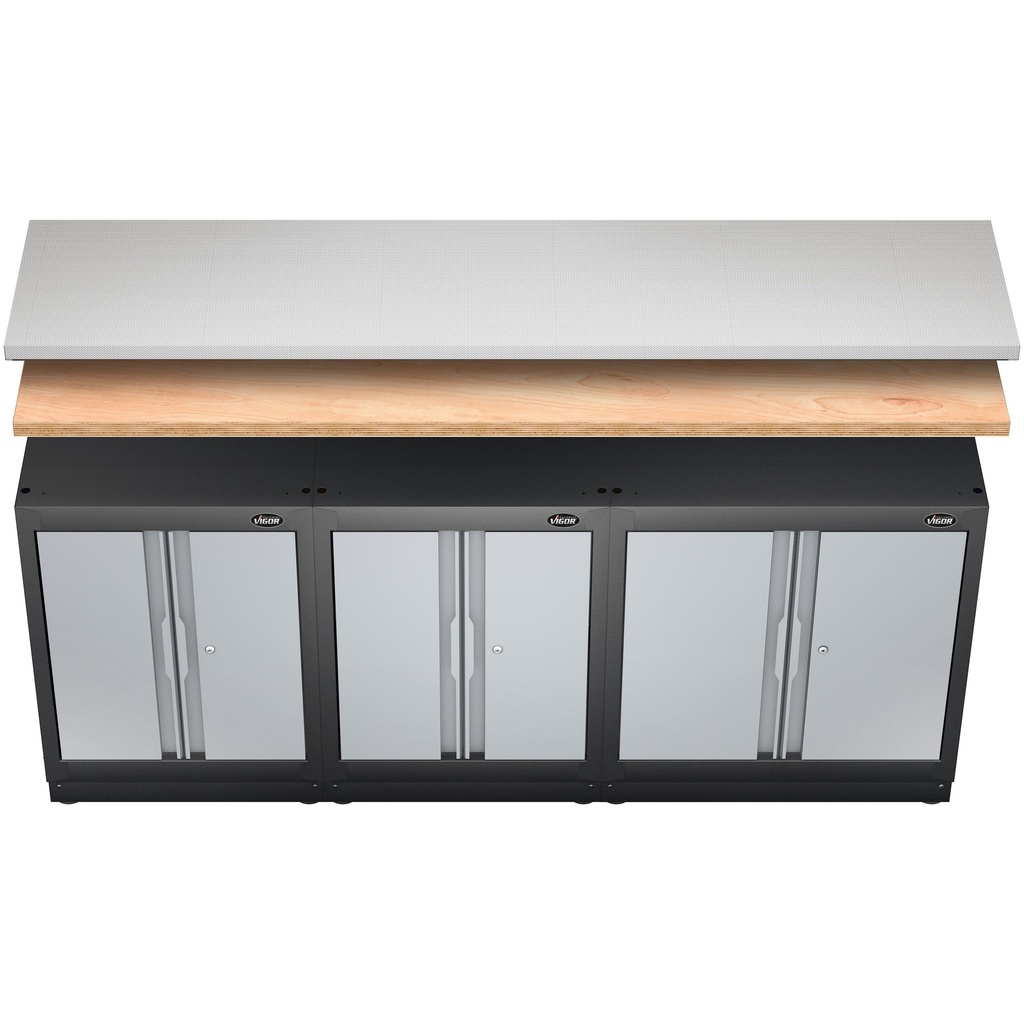 Worktop ∙ stainless steel V6000-02215-X, (3)