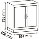 Lower cabinet with double-hinged door V6 (2)