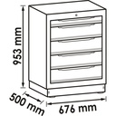 Drawer lower cabinet ∙ 5 drawers V6000-0 (2)