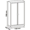 Cabinet with double-hinged door ∙ high V (2)