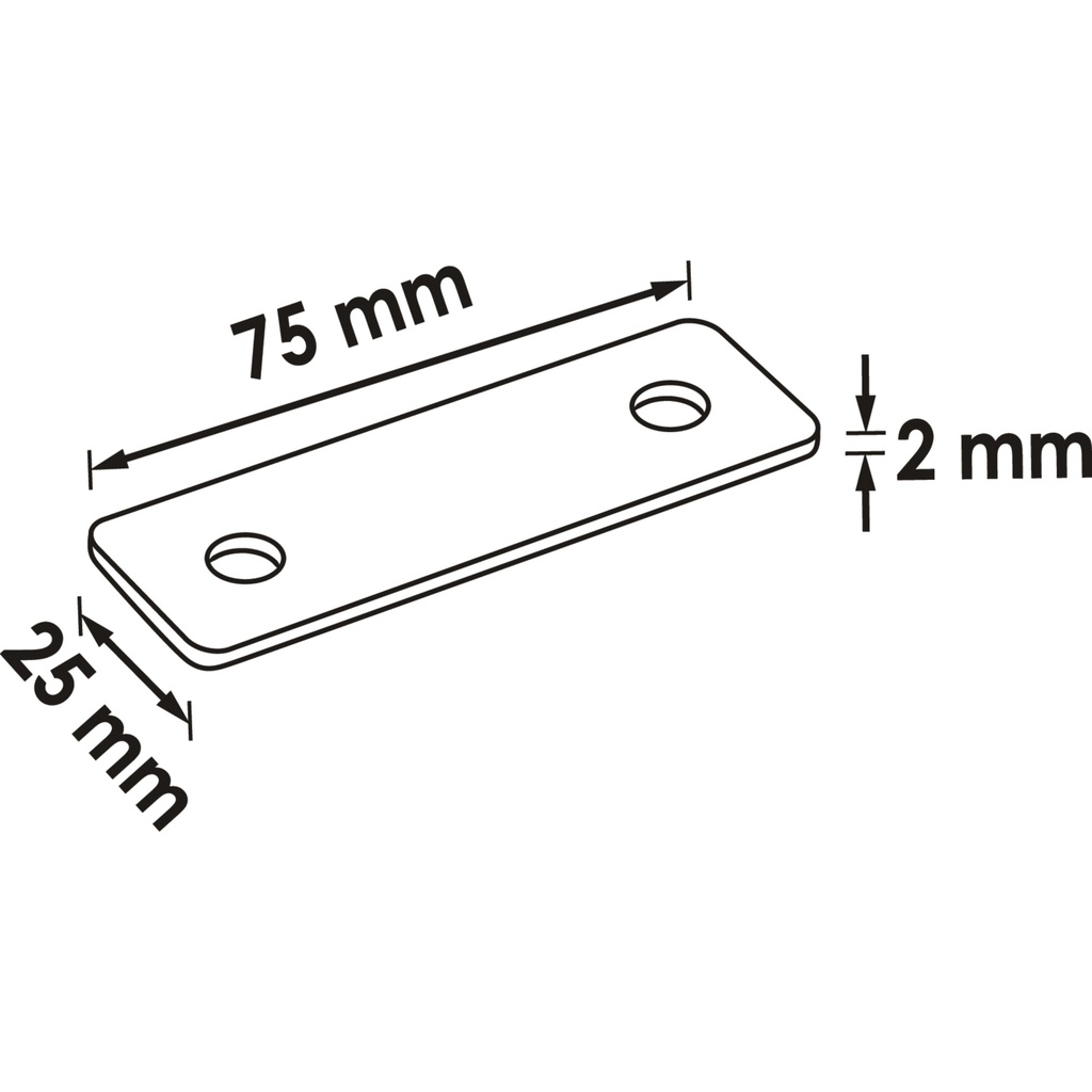 Set of connection plates V6000-040/4, VI (2)