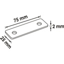 Set of connection plates V6000-040/4, VI (2)