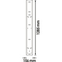 Perforated tool panel bracket ∙ short V6 (2)