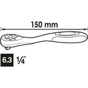 Fine-tooth reversible ratchet V6014, VIG (2)