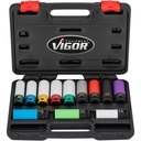 Impact socket set V6312/12, VIGOR (3)