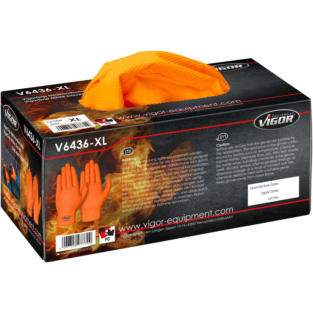 Gloves ∙ Grip V6436-XXL, VIGOR (5)