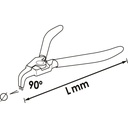 Circlip pliers V6510B-19, VIGOR (2)