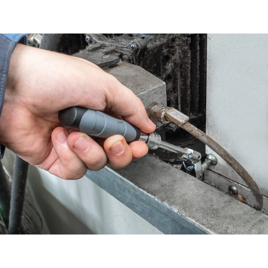 Telescopic reversible ratchet with hinge (6)