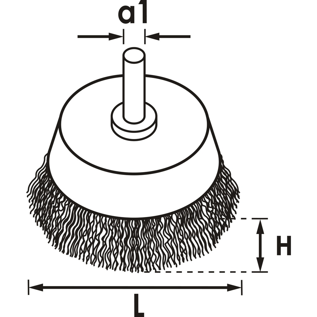 Cup brush ∙ coarse V6800-50, VIGOR (2)