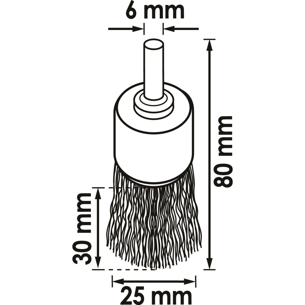 Wire end brush V6802, VIGOR (2)